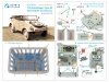 Quinta Studio QD+35142 Kubelwagen Type 82 3D-Printed & coloured Interior on decal paper (Meng VS-015) (with 3D-printed resin parts) 1/35